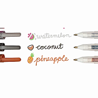 Yummy Scented Glitter Gel Pens - Set of 12