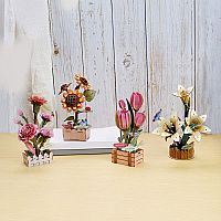 WOODEN PUZZLE SUNFLOWER BLOOM