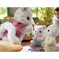 CC SNOW LEOPARD FAMILY--CALICO CRITTERS