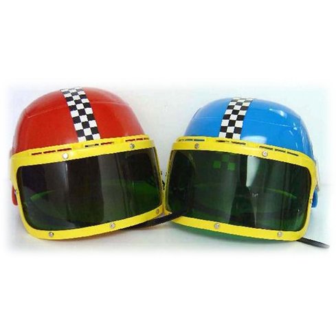Racing Car Helmet Over the Rainbow