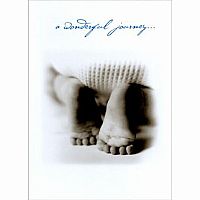 BABYS FEET NEW BABY CARD