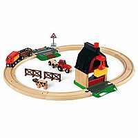 BRIO Farm Railway Set