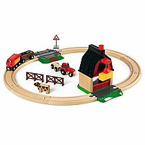 BRIO Farm Railway Set