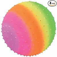 RAINBOW KNOBBY BALL MED 8"