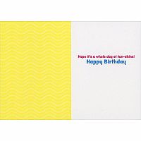 DOG POOL PARTY BDAY CARD