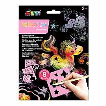 SCRATCH ART W STENCILS ASST