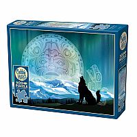 TWO WOLVES 500PC PUZ