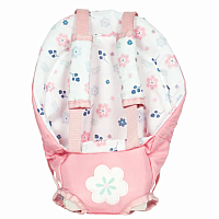 PINK BLOOMS BABY SNUGGLE CARRIAGE