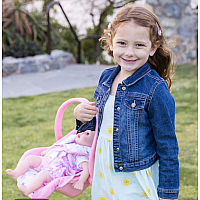 PINK BLOOMS CAR SEAT CARRIER
