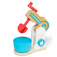 MAKE-A-CAKE WOODEN MIXER SET
