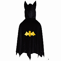 BAT CAPE W HOOD