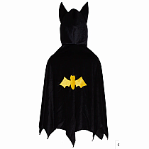 BAT CAPE W HOOD