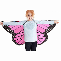 Pink Glitter Butterfly Wings 