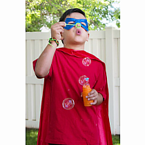 Red Hero Cape & Mask Set - One Size