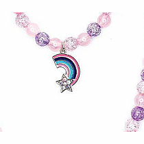 PURPLE RAINBOW NECKLACE/BRACELET
