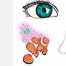 MERMAID FACE STICKERS