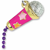 CHARM IT STAR MICROPHONE CHARM