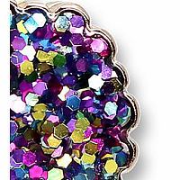 CHARM IT GOLD GLITTER HEDGEHOG CHARM