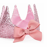 PRECIOUS PINK SEQUINS CROWN