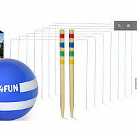 WICKET KICK GIANT KICK CROQUET