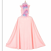 PINK UNICORN CAPE-STARS/HEARTS