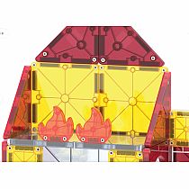 MAGNA-TILES FIRE STATION 80 PC
