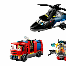LEGO HELICOPTER FIRE TRUCK SUBMARINE