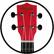 Amahi Ukulele - Pink Flower