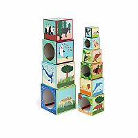 STACKING TOWER WORLD ANIMALS