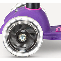 MINI DLX SCOOTER PURPLE/PNK LED