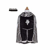 SILVER KNIGHT TUNIC/CAPE/CROWN