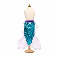 MERMAID GLIMMER SKIRT LILAC/BLUE 5/6