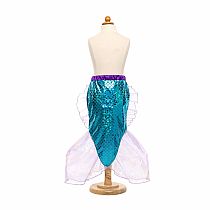 MERMAID GLIMMER SKIRT LILAC/BLUE 5/6