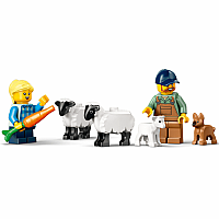 LEGO RED FARM TRACTOR TRAILER