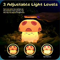 MUSHI MUSHROOM LIGHT RED