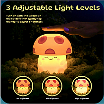 MUSHI MUSHROOM LIGHT RED