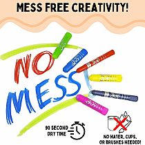 Kwik Stix Tempera Paint Sticks - 6 Metalix Colors