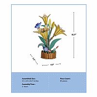 WOODEN PUZZLE LILY BLOOM SET