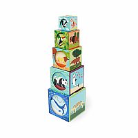 STACKING TOWER WORLD ANIMALS