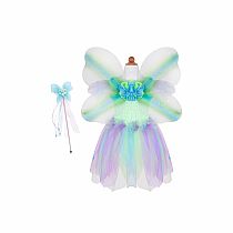 Buttterfly Dress, Wings Wand GREEN 5/6