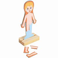 HUMAN BODY MAGNETIC PUZZLE