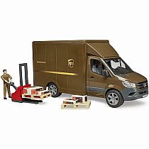 Bruder MB Sprinter UPS Truck with Driver and Accessories