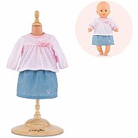 12" T-SHIRT RUFFLE SKIRT PARIS