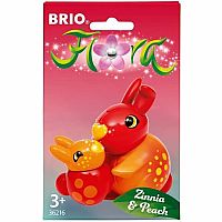 BRIO FLORA ZINNIA & PEACH