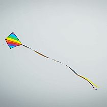RAINBOW STRIPE 18" DIAMOND KITE