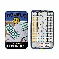 DOULBE 9 CHICKENFOOT DOMINOES