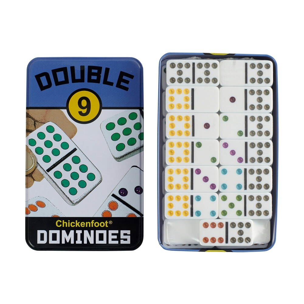 DOULBE 9 CHICKENFOOT DOMINOES