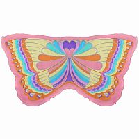 Pink Rainbow Butterfly Wings
