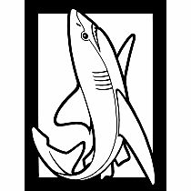 Sharks Stained Glass Coloring Book