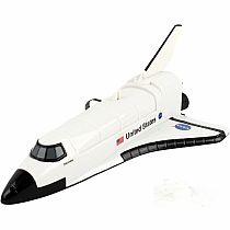 FLYING SPACE SHUTTLE ON STRING